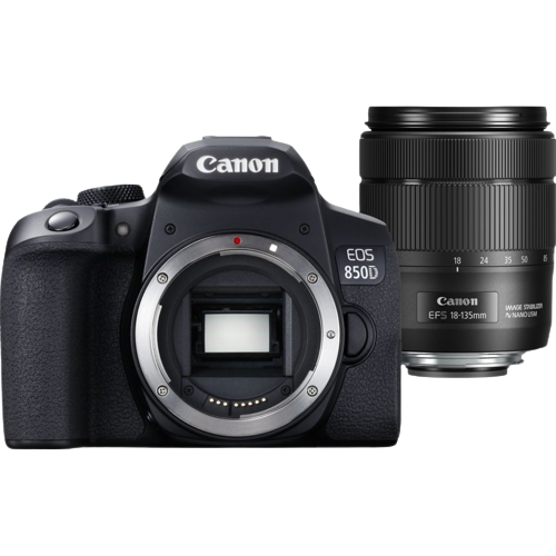Canon EOS 850D + 18-135mm Lens